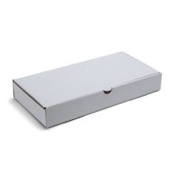 Caja Raviolera de Cartón Blanca con tapa